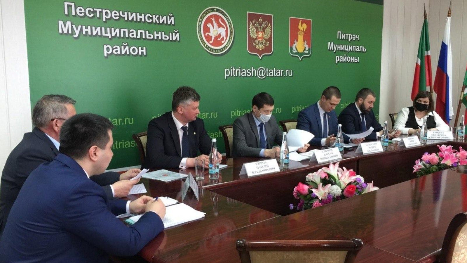 Рабочее совещание в Пестречинском муниципальном районе Татарстана